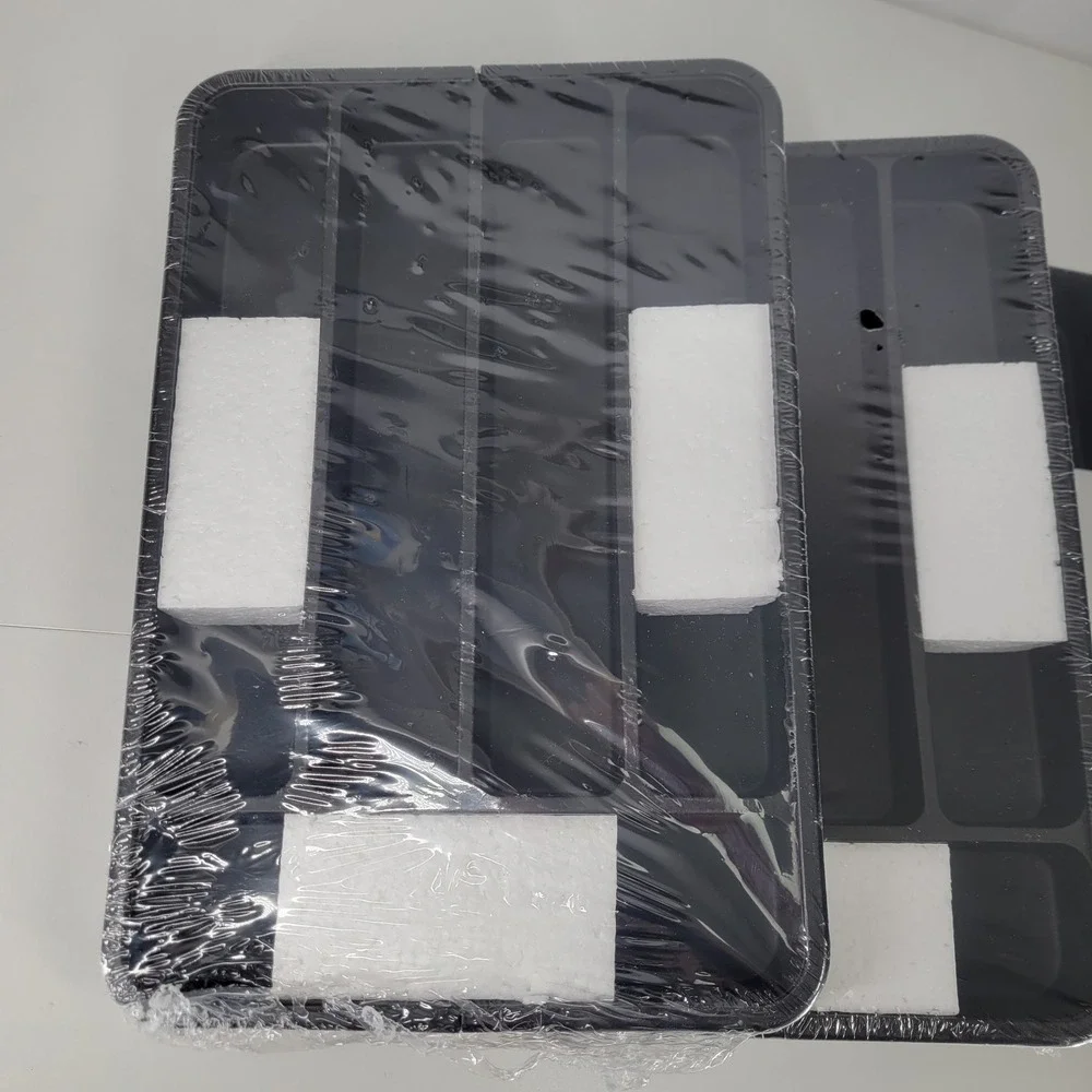 3 X Black‎ Plastic Cutlery Tray Organizer Expandable Desk Drawer Tray